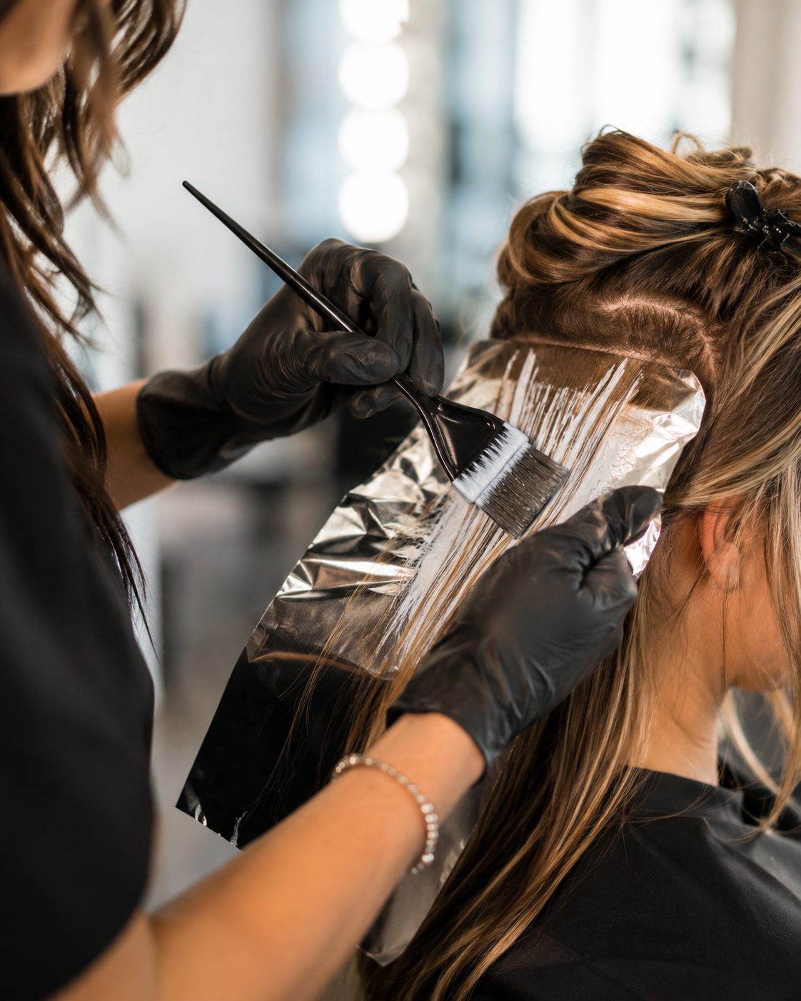 Foil Highlights — salon and hair styling inspiration